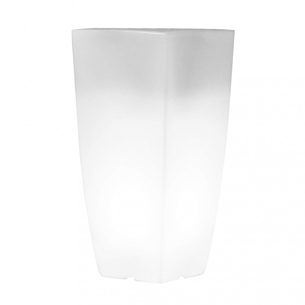 Image of Vaso luminoso RGB con pannello solare cm 33x33x70 - RAYMOND