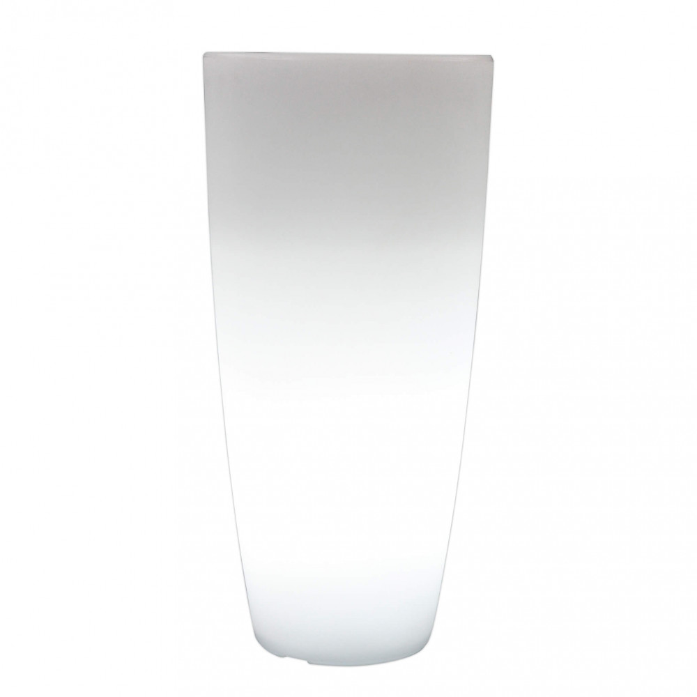 Image of Vaso luminoso RGB con pannello solare cm 40x40x90 - LUCIUS