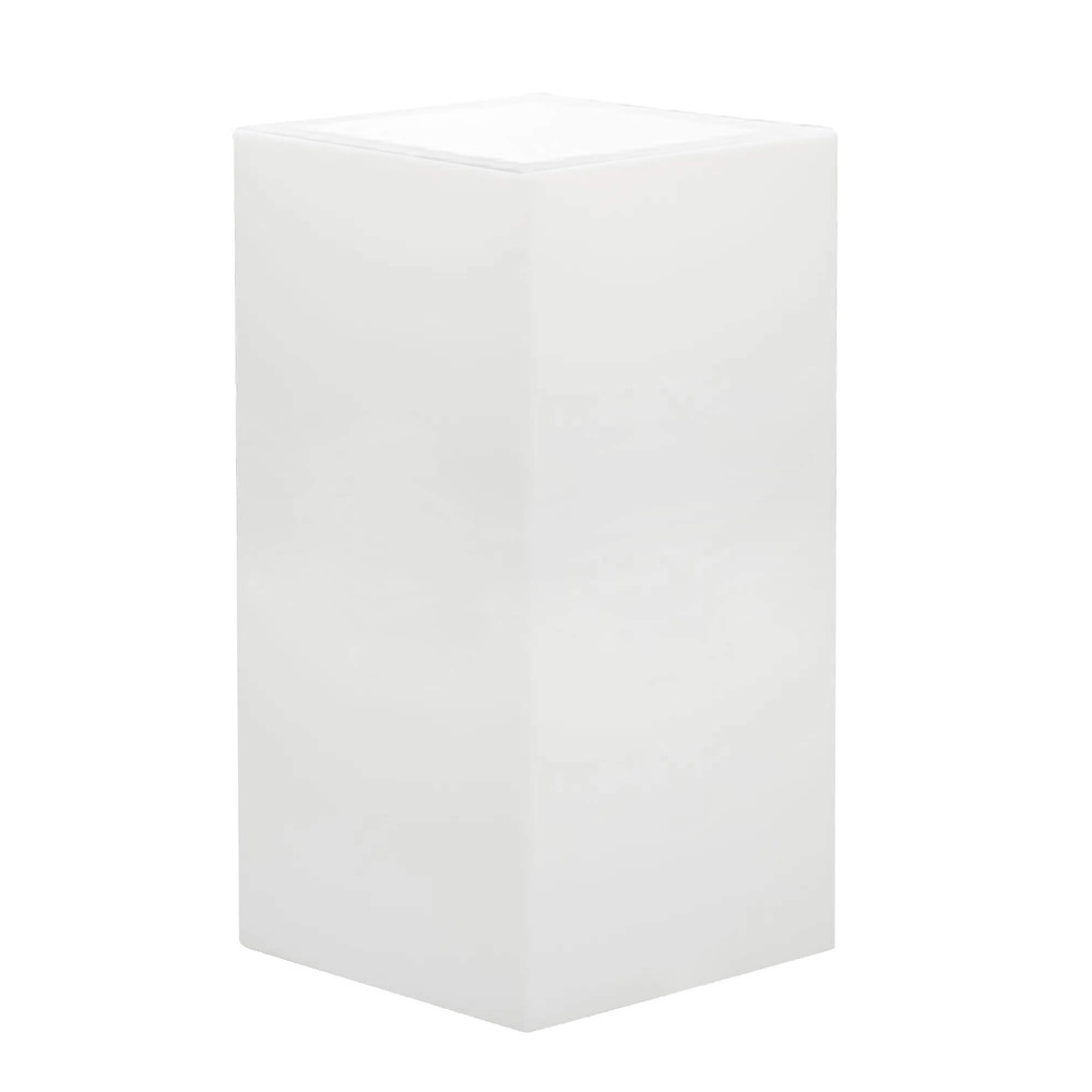 Image of Vaso luminoso RGB con pannello solare cm 40x40x80 - KEVIN