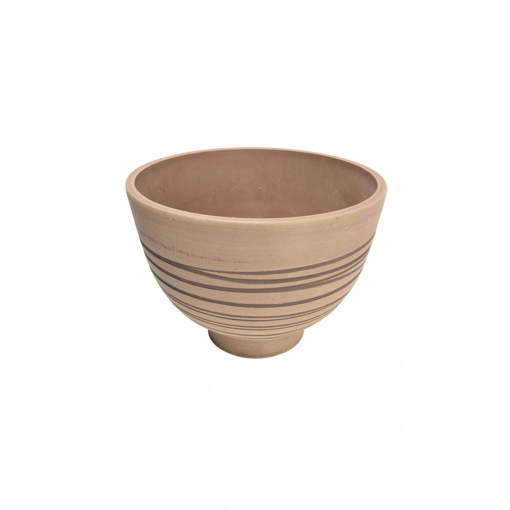Image of Vaso medio in Fibra sintetica cm 39x39x28 - WIL Colore: Taupe