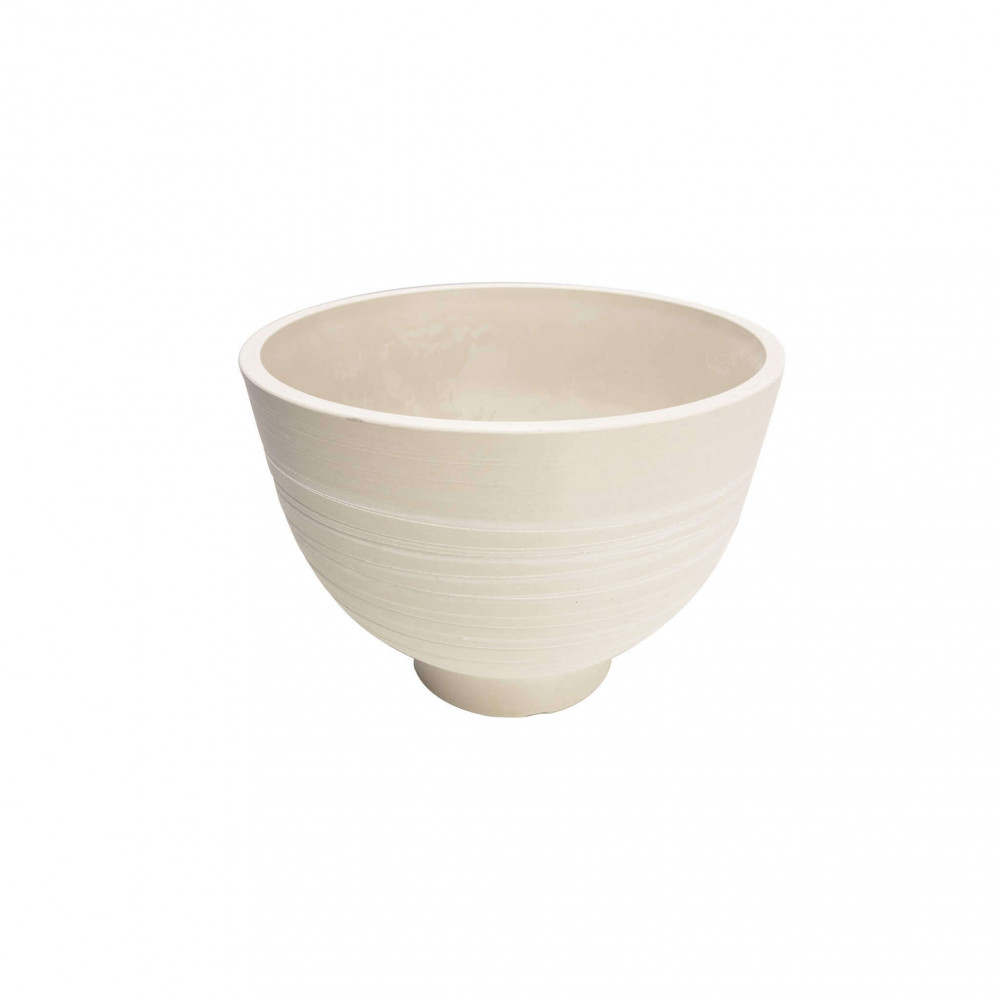Image of Vaso medio in Fibra sintetica cm 39x39x28 - WIL Colore: Bianco