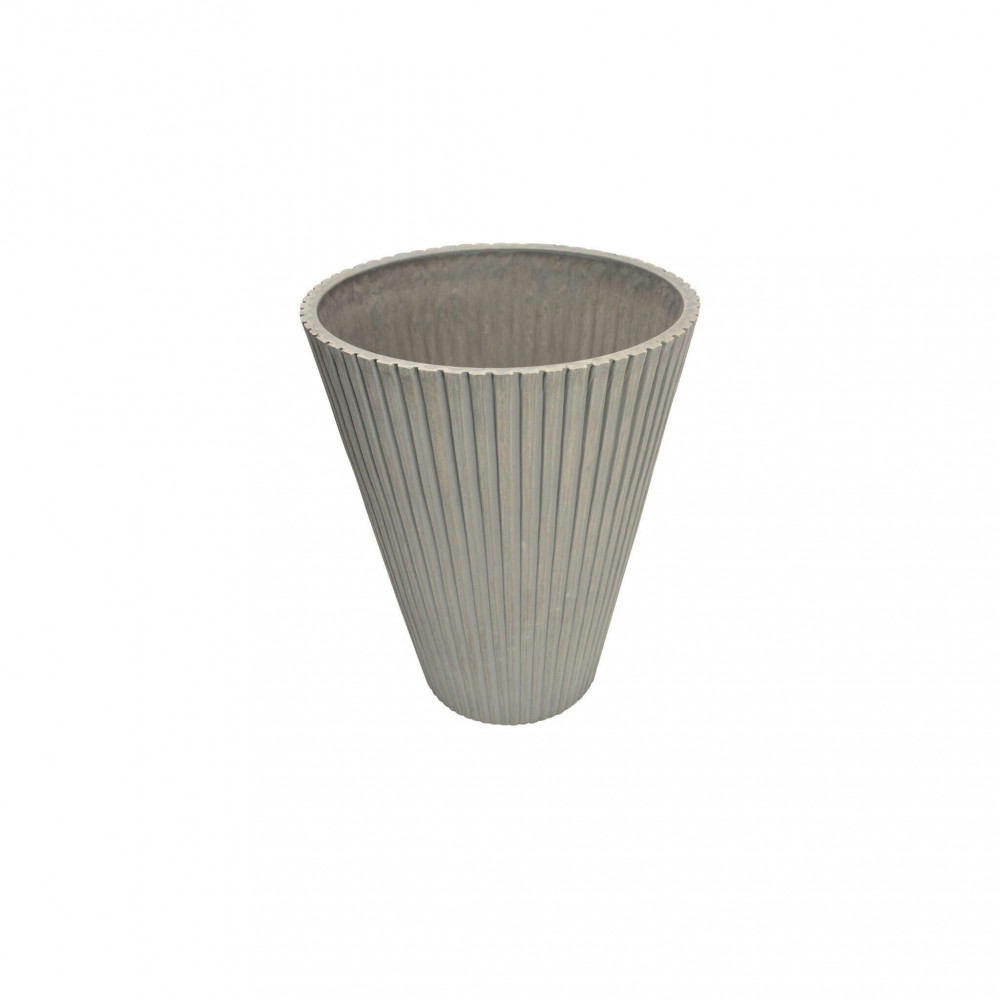 Image of Vaso medio in Fibra sintetica cm 29x29x36 - KENNY Colore: Antracite