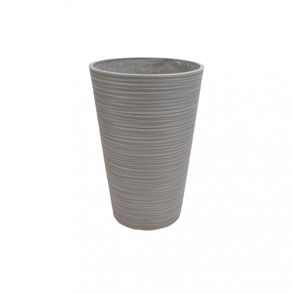 Image of Vaso grande in Fibra sintetica cm 41x41x60 - KAM Colore: Antracite