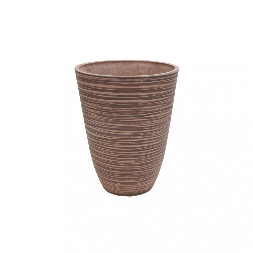 Image of Vaso grande in Fibra sintetica cm 39x39x46 - HAMILTON Colore: Taupe