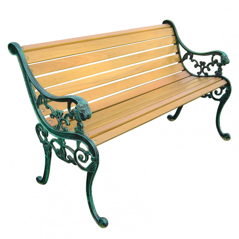 Panca in ghisa in Legno,Ghisa cm 130x72x56 - GODWIN