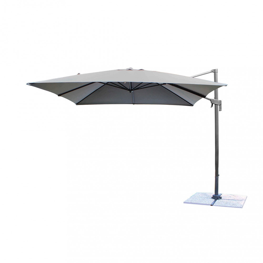 Ombrellone da Giardino decentrato 2x3 in alluminio,poliestere - PIAVE Colore: Nero