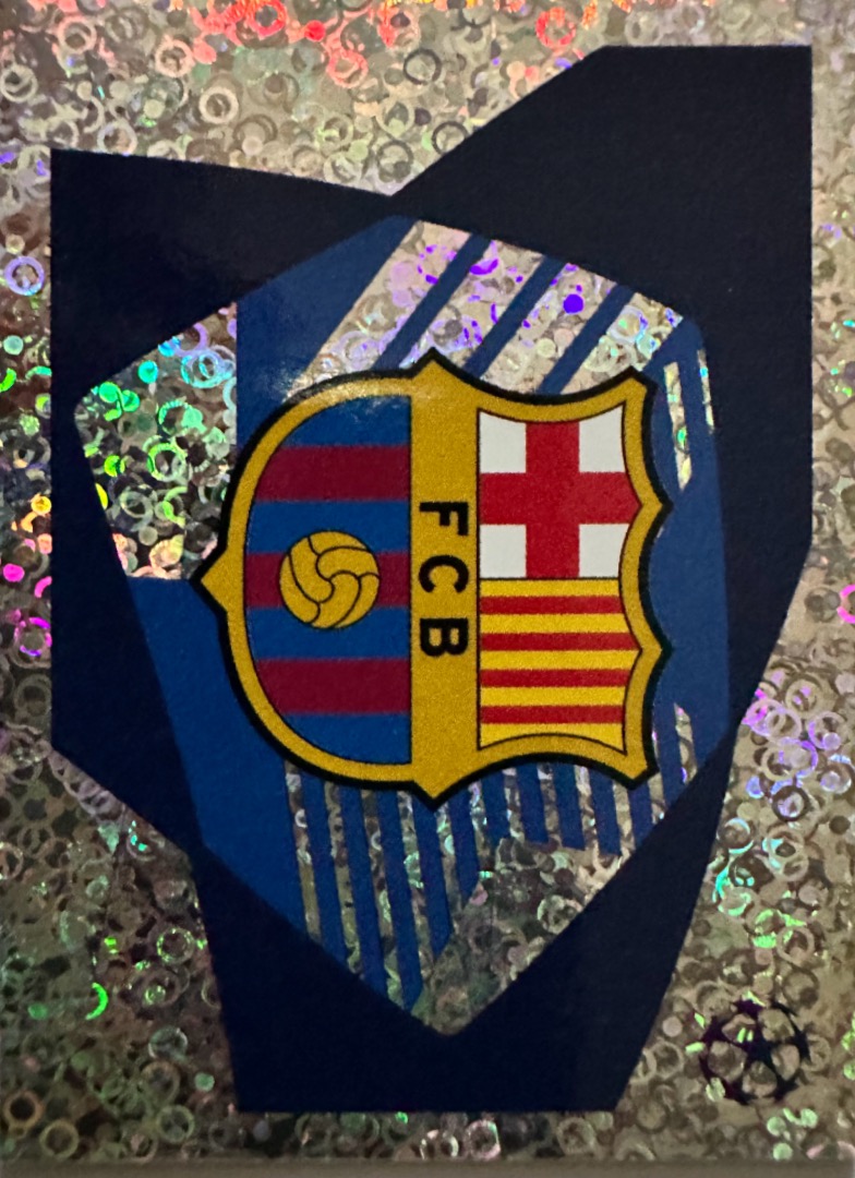 N.123  Club Logo FC Barcelona - Champions League 2023/24 Topps