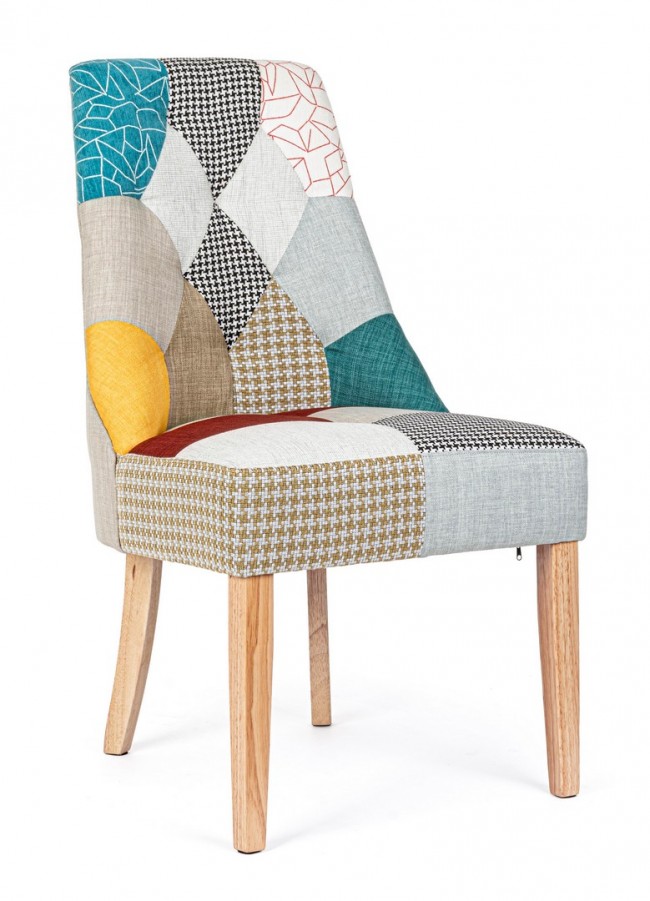 Image of Sedia Patchwork (2 Pezzi) - CHRISTOPHER