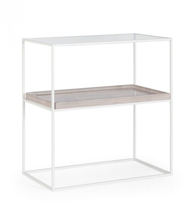 Mobiletto 2 piani 55ax35bx62,5h - CECILIA