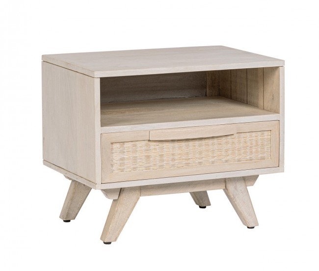 Comodino un casseto 55ax35bx45h - LENA