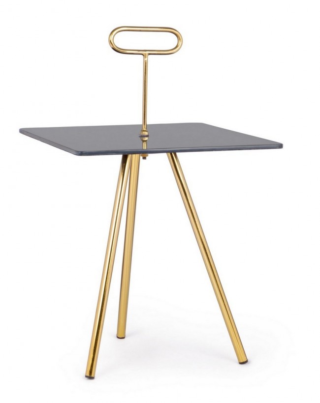 Tavolino piano in vetro 40X40 - KALEB