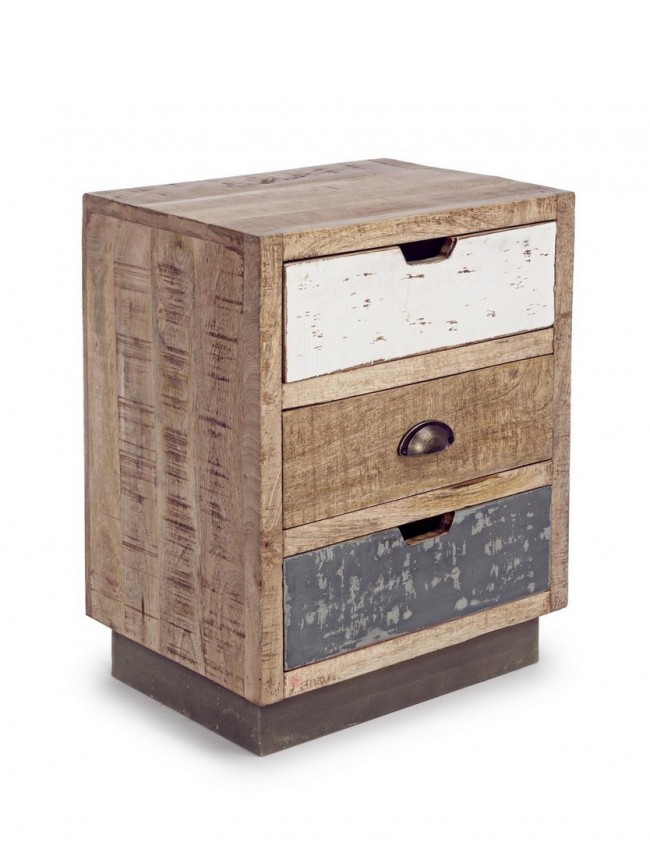 Comodino 3 cassetti 45ax33bx60h - THEODORE