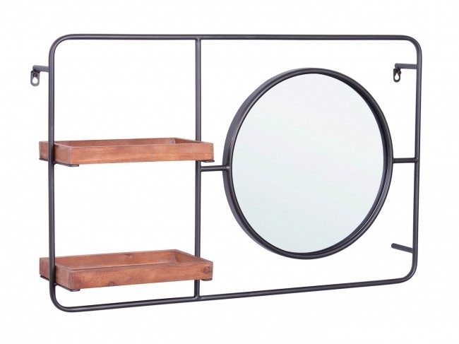 Specchio Reflector con Mensole (2 Pezzi) - COLLINS