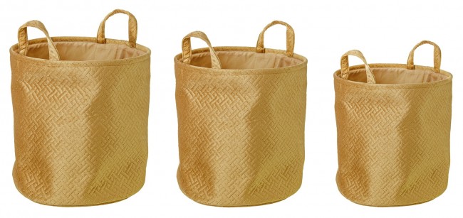 Set 3 Porta Oggetti 2M Ocra (3 Pezzi) - MEI-HUA
