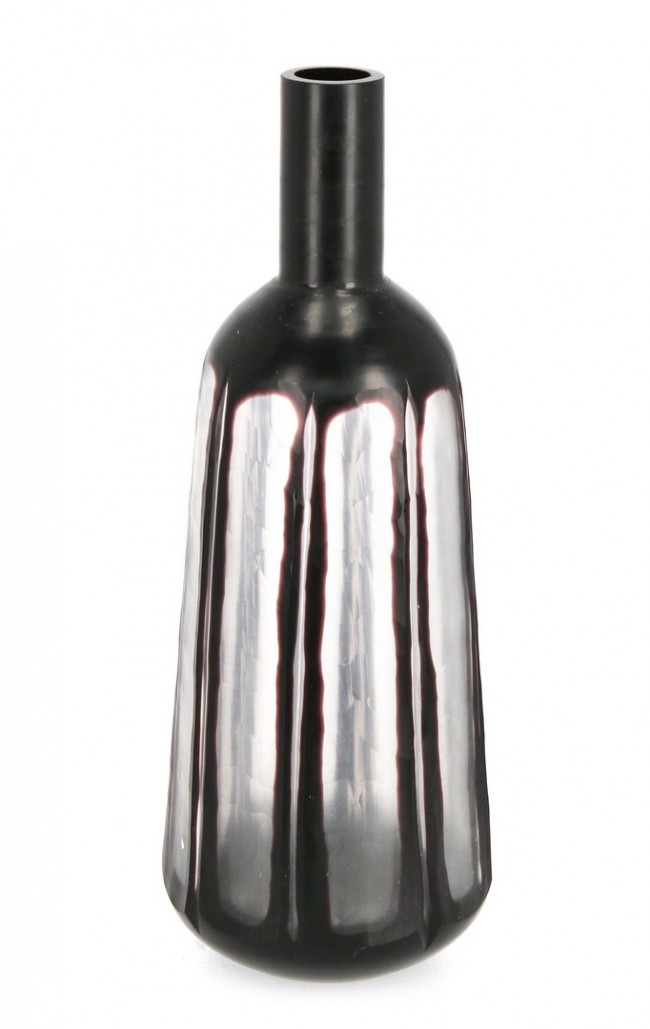 Vaso Kirinda Vt Trasparente nera H38 - HASSAN