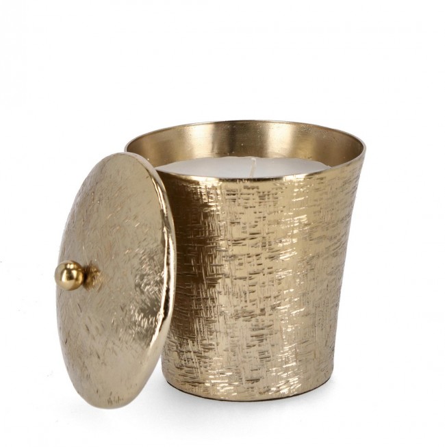 Candela con Coperchio Oro D15