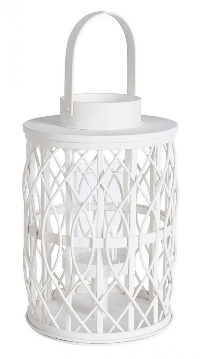 Lanterna Bamboo Bianca L - FOSTER