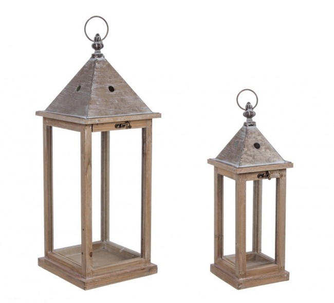 Set 2 Lanterna Naturale (2 Pezzi) - SIMMONS