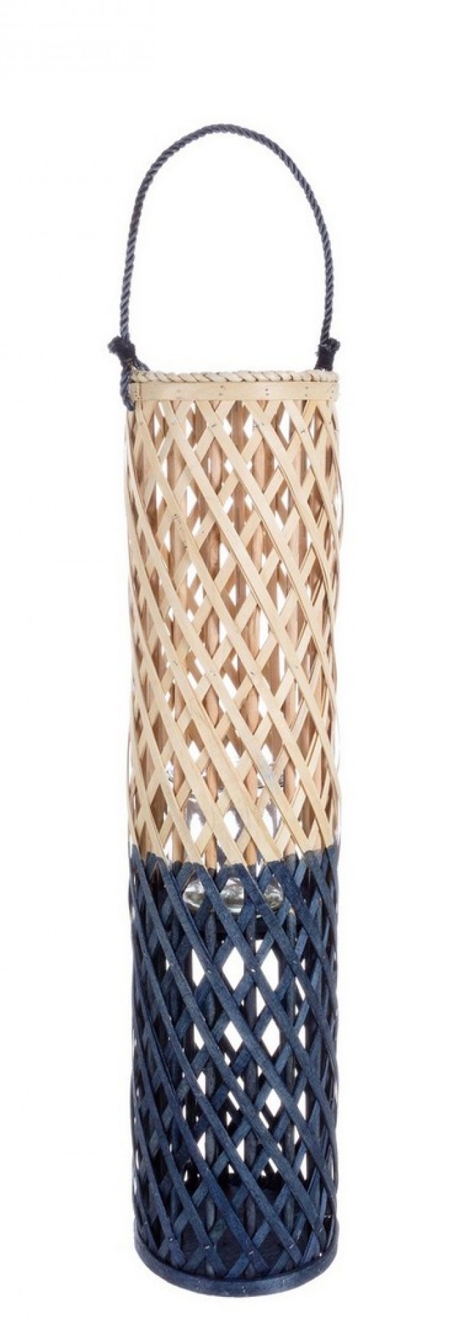 Lanterna Naturale Blu H80 (6 Pezzi) - FLORES
