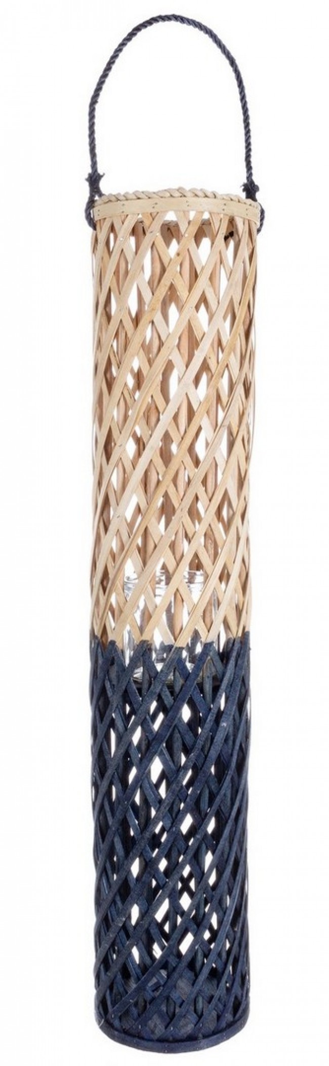 Lanterna Naturale Blu H100 (4 Pezzi) - FLORES