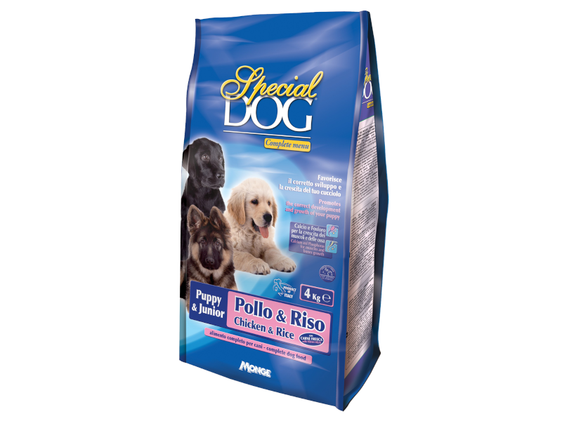 Image of Crocchette pollo e riso Special Dog - Puppy Junior 4kg 4 sacchi