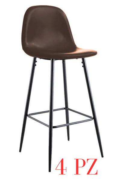 Sgabello alto Allen brown