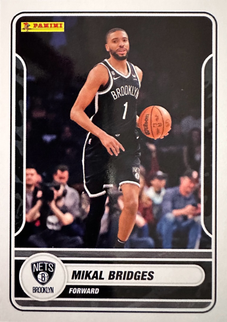 N. C14 Mikal Bridges Brooklyn Nets card - Nba 2023/24 Panini