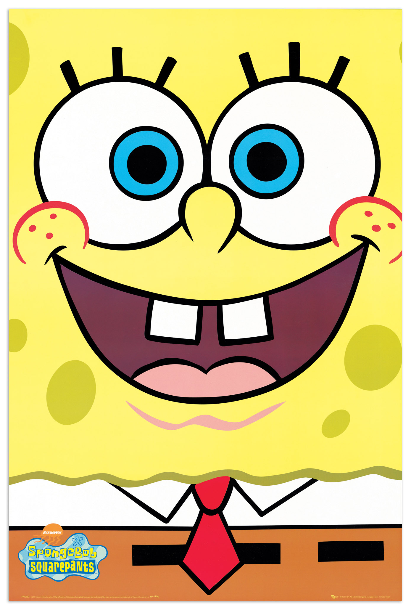Pannello MDF - Spongebob - Wallart - Stampa  - Riproduzione Artistica 60X 90 CM