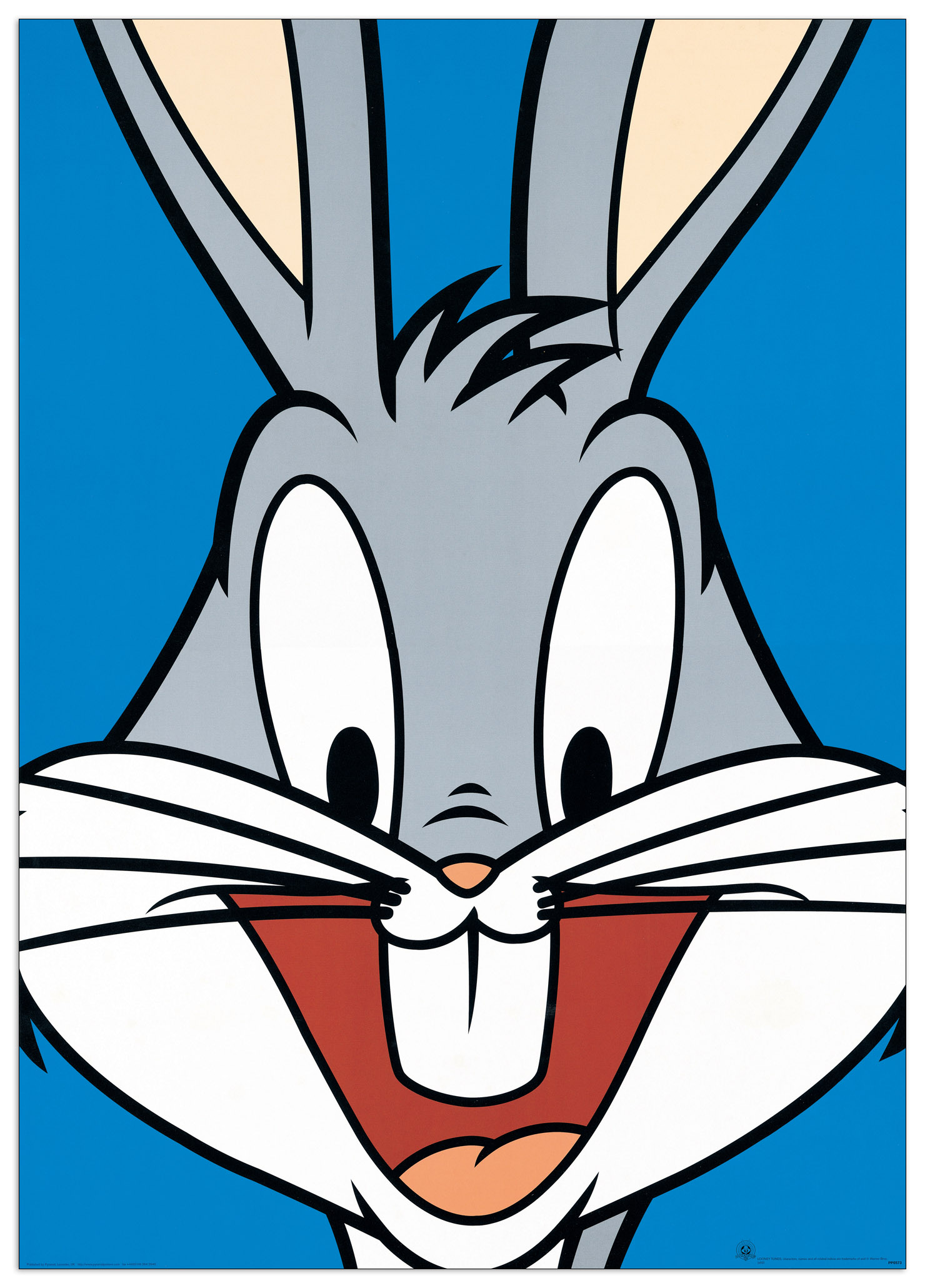 Pannello MDF-Bugs Bunny-LOONEY TUNES Wallart - Stampa  - Riproduzione 60X 85 CM