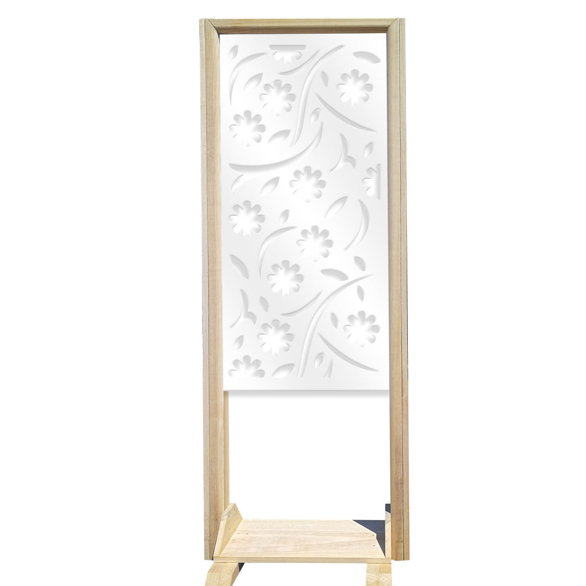 Image of AUTUMN - Separè - Paravento modulabile - 70x190cm - in Legno e PVC Colore: bianco