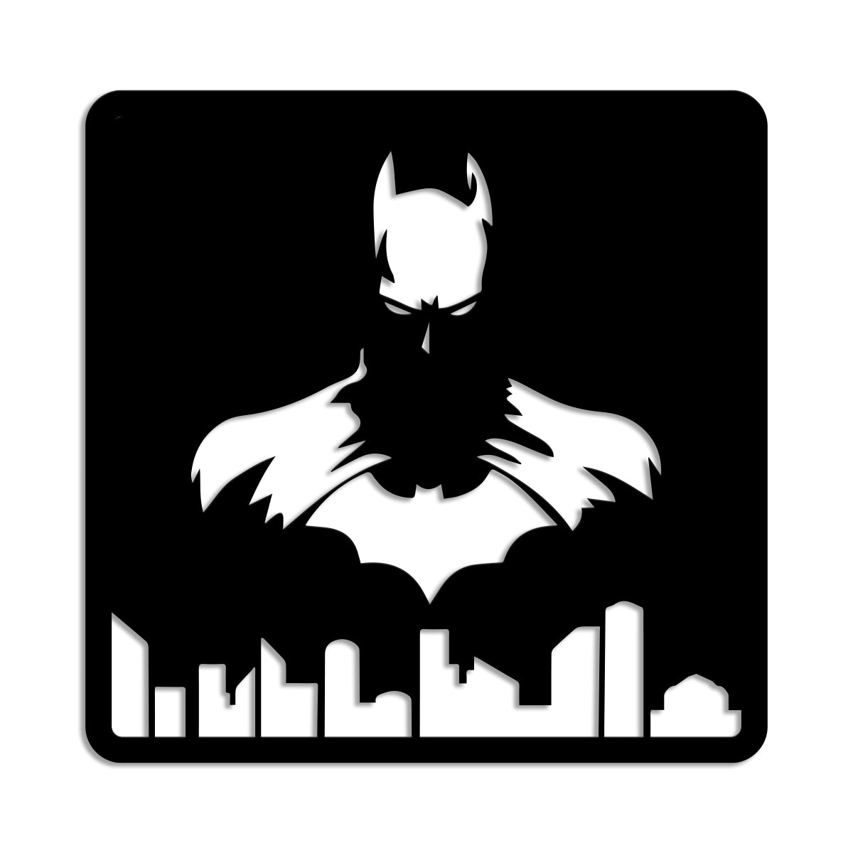 Batman - Quadro moderno in pvc solido 48 x 48cm - Foto 4 di 5