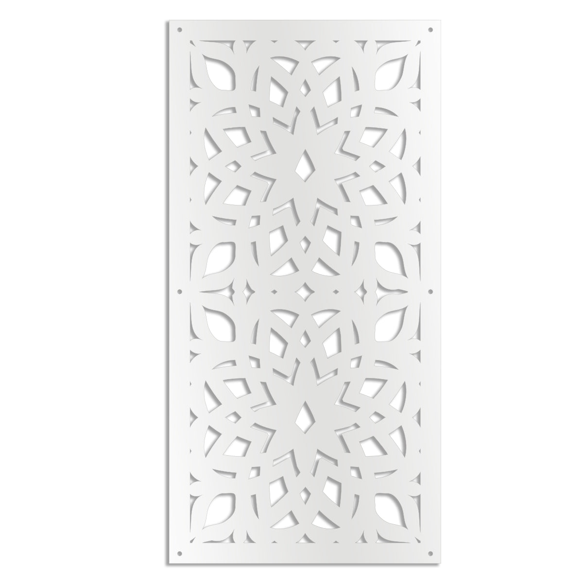 BOLERO - Pannello in PVC traforato - Parasole Colore: bianco, Misura: 73x148 cm