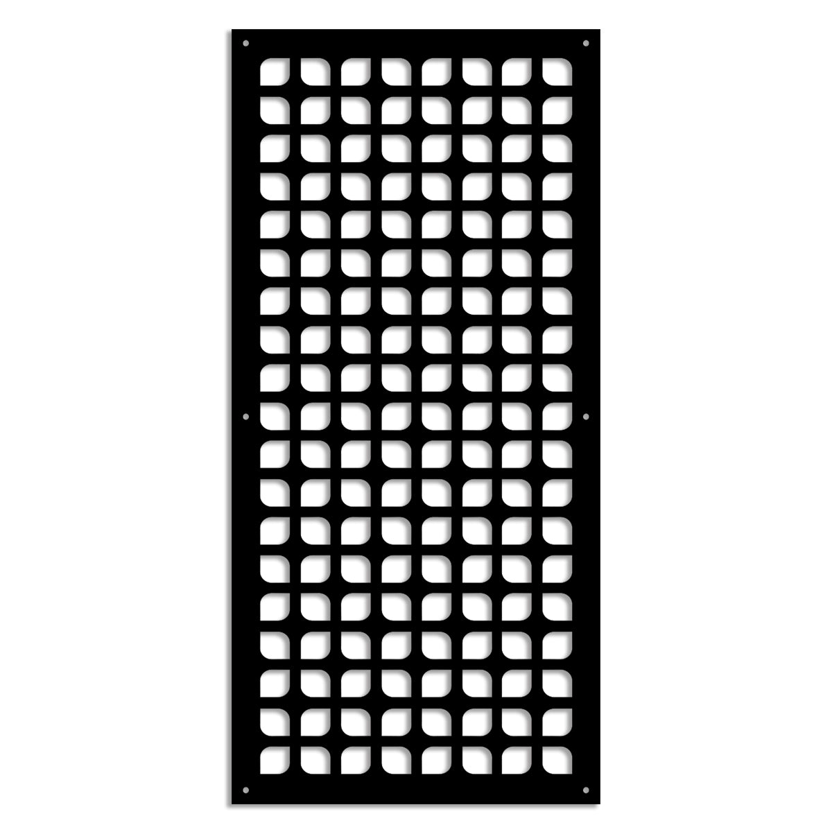 COOKING - Pannello in PVC traforato - Parasole Colore: nero, Misura: 47x94 cm