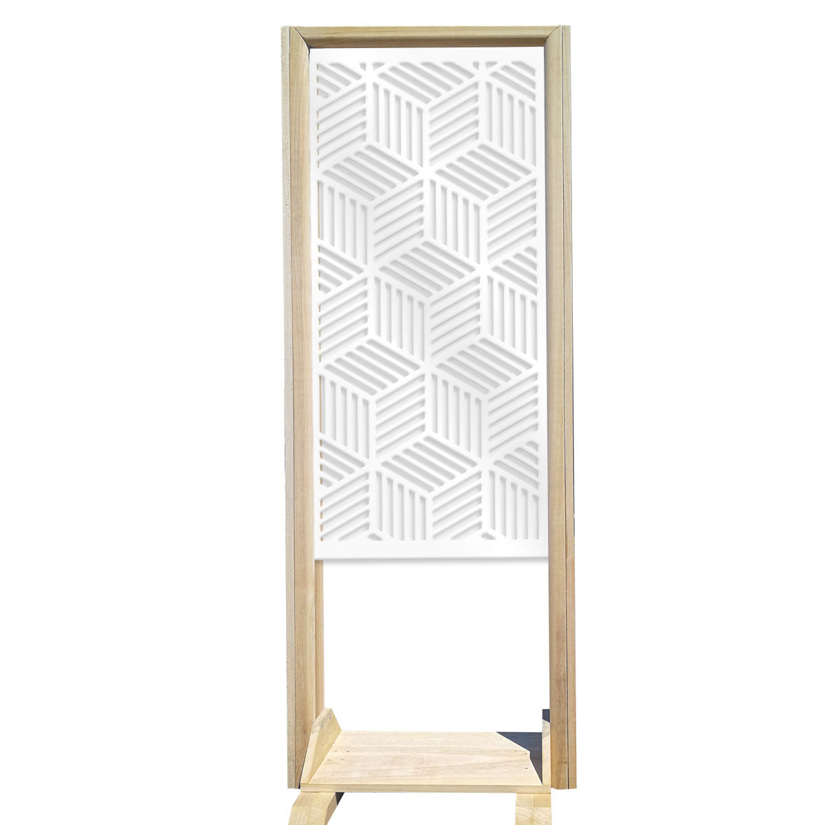 CUBIC - Separè¨ - Paravento modulabile - 70x190cm - in Legno e PVC Colore: bianco