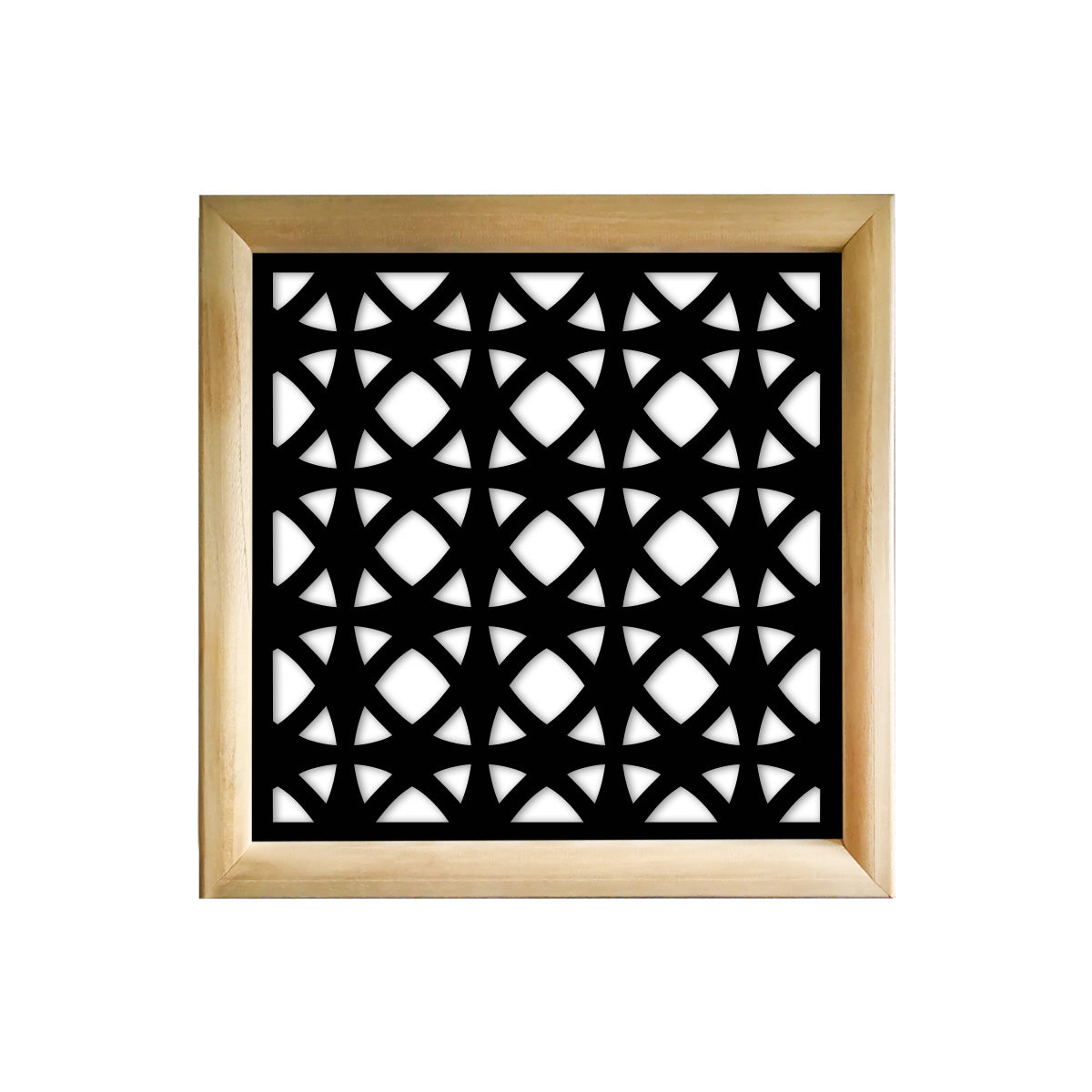 DARKSIDE - Moduli Decorativi in Legno e PVC Misura: 98x98 cm, Colore: nero