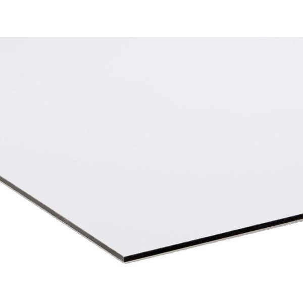 Dibond Pannello Composito In Alluminio Con Spessore Di 3 Mm Colore Bianco Colore: bianco, Misura: 70x100 cm