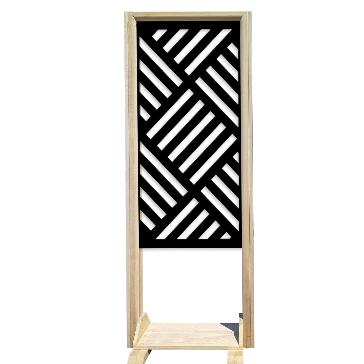 LINEAR MILL - Separè - Paravento modulabile - 70x190cm - in Legno e PVC - Foto 6 di 7