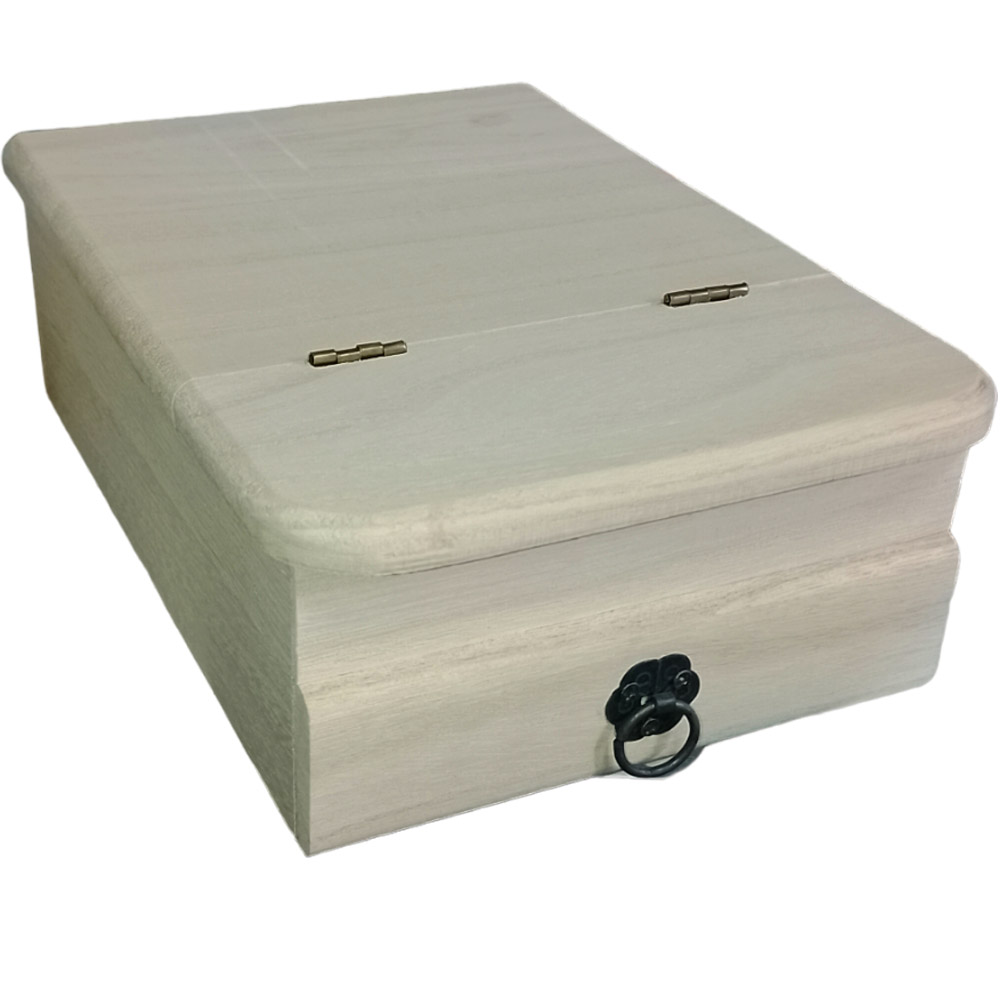 Scatola Portagioie donna con specchio porta gioielli oggetti legno decoupage