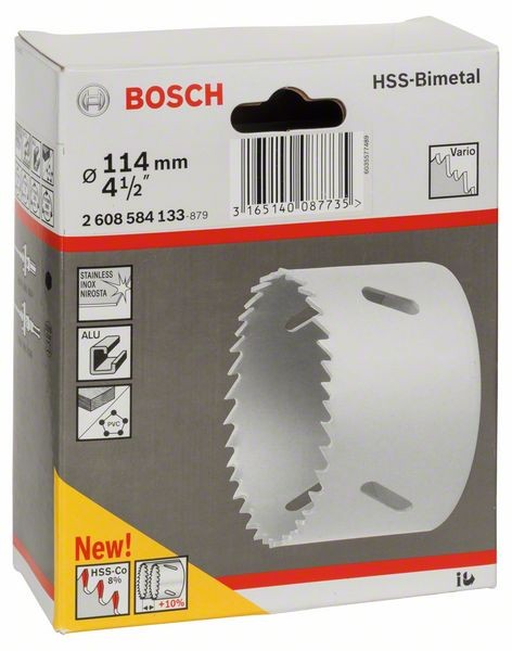 Image of 2608584133 - Sega a tazza bimetallica HSS per adattatore standard 114 mm, 4 1/2