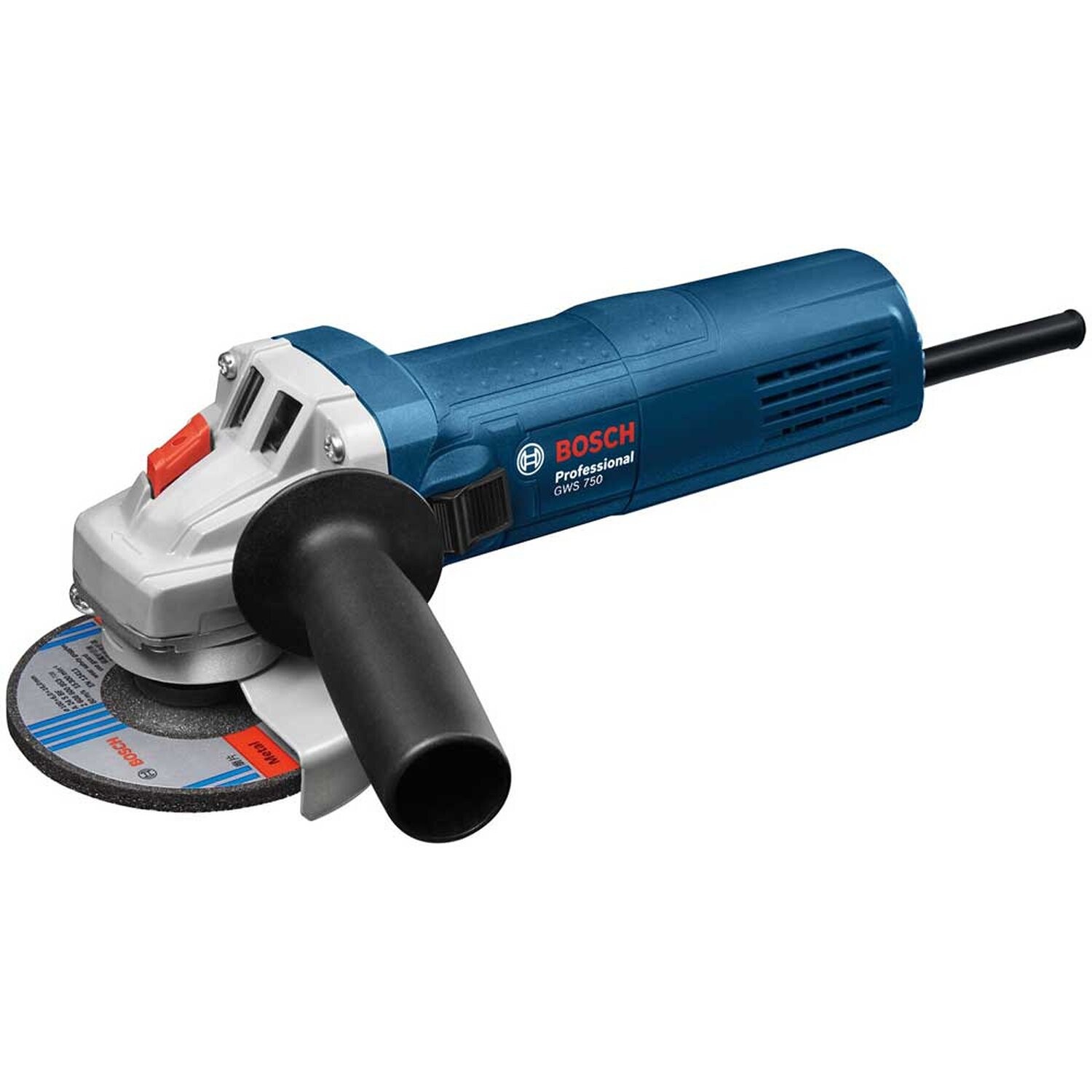 Image of Smerigliatrice angolare elettrica Bosch 750w disco 115 mm GWS 750 0601394000