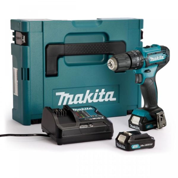 Image of Avvitatore a batteria Makita 12V 2 batterie 2.0 Ah + caricatore 30nm DF333DSAJ