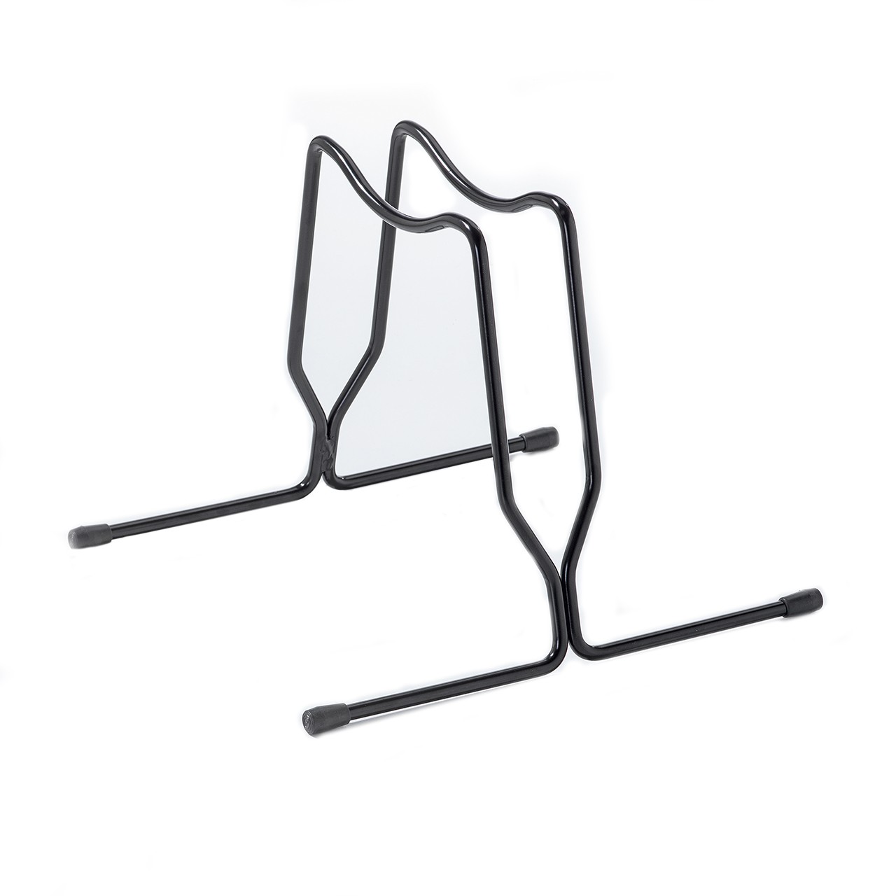 Rastrelliera Porta Biciclette a Terra 1 Posto, Fisso, in Acciaio, Colore Argento, 35 x 35 x 30 cm Colore: Nero, Posti: 1, Finitura: Verniciato