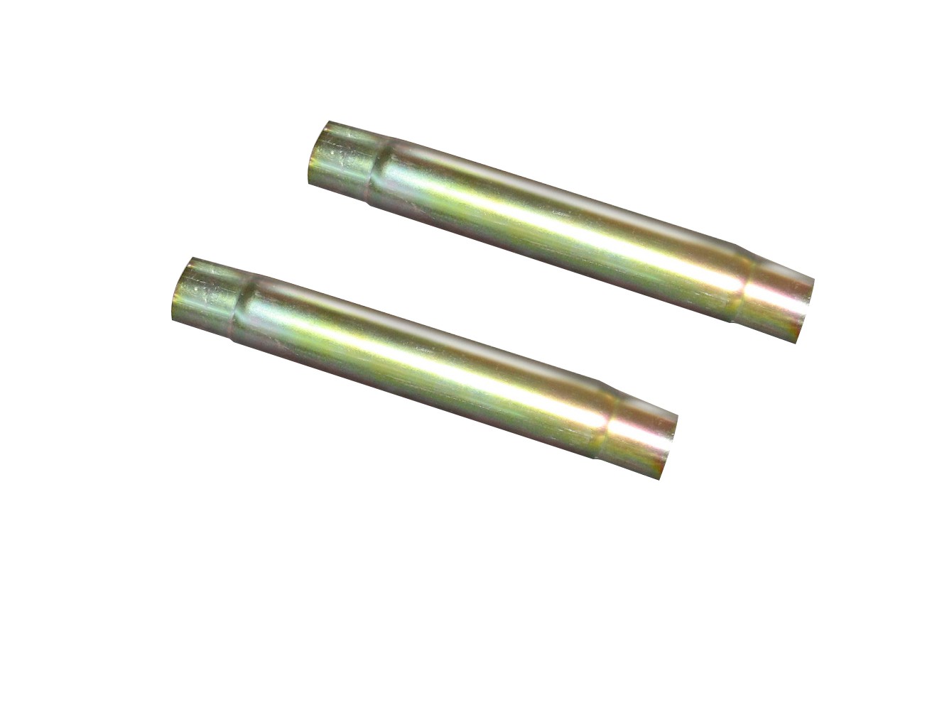 Image of ANDRYS - Coppia di Tubi di Congiunzione Porta Biciclette, per Collegare Porta Bici con la Stessa Struttura, Zincato Colore: Oro, Finitura: Zincato