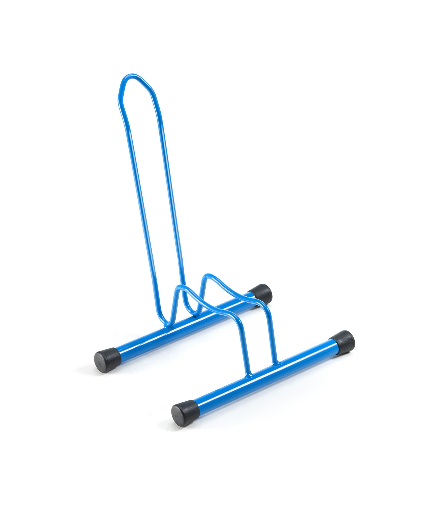 Image of Porta Biciclette per Bambini dai 3 ai 10 Aanni, con Piedistallo, 1 Posto, 38.5 x 29 x 50 cm, Colore Blu Colore: Blu, Finitura: Verniciato, Posti: 1