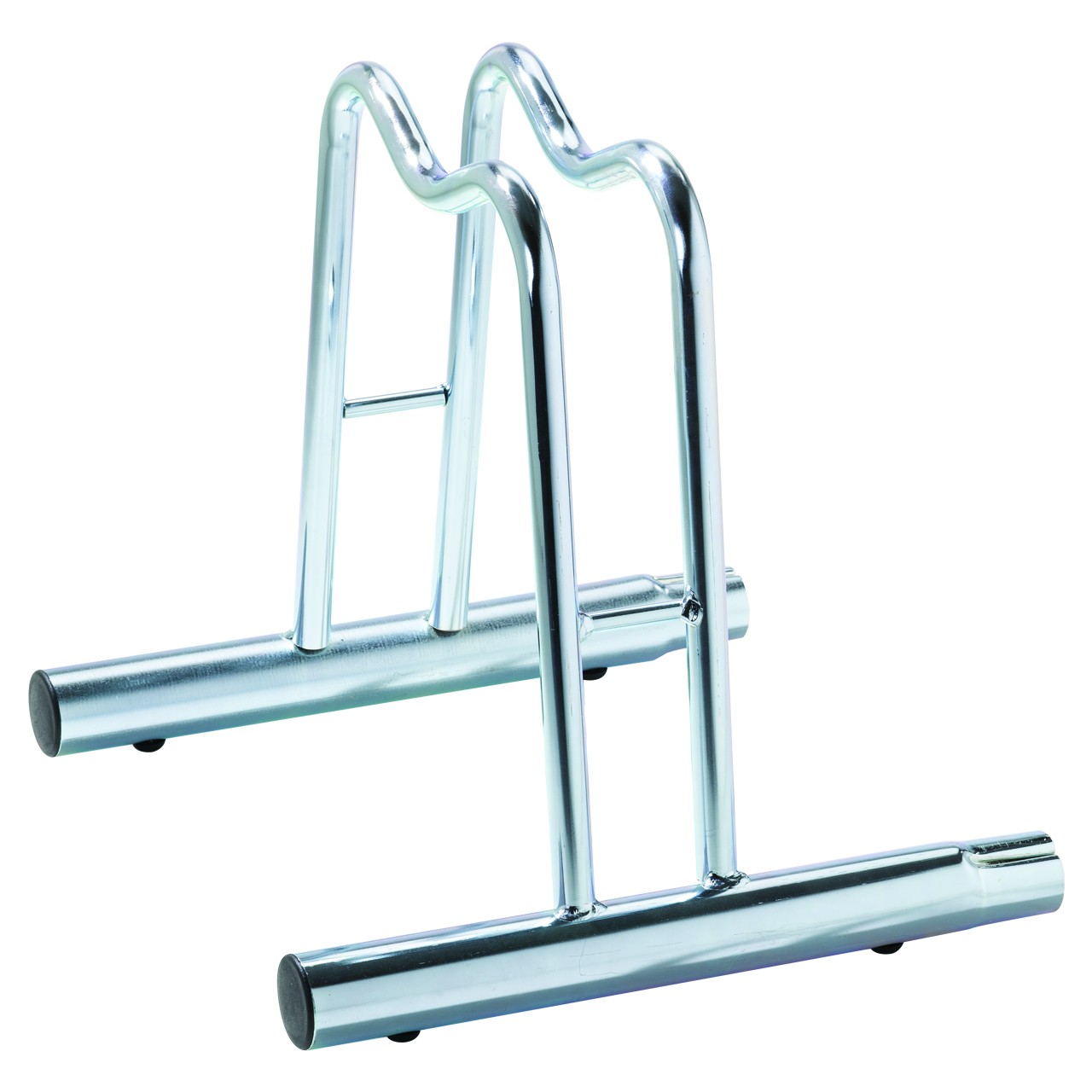 Rastrelliera Porta Biciclette a Terra in Acciaio Zincato a Freddo, Colore Tropical Oro, 38.5 x 42 x 26 cm, 1 Posto Finitura: Zincato, Posti: 1, Colore: Argento