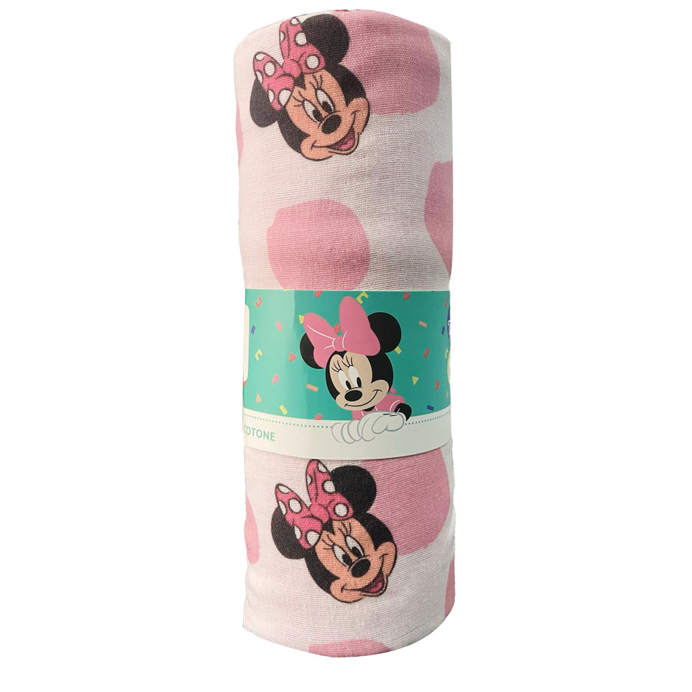 Disney baby Minnie copertina in 100% cotone 75x100 cm