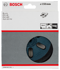 Image of 2608601053 - Platorello rigido Bosch 150 mm X PEX 15, PEX 420 , GEX150AC.