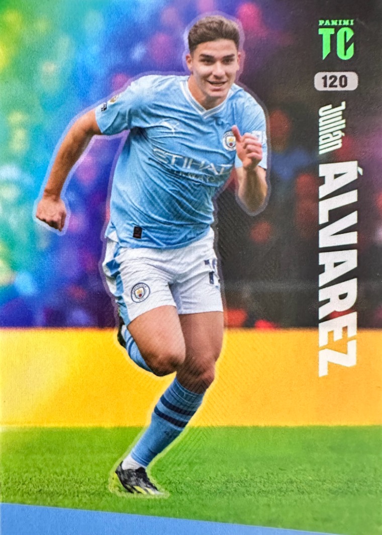 N.120  Julián Álvarez Manchester City  - Top Class 2024 Panini