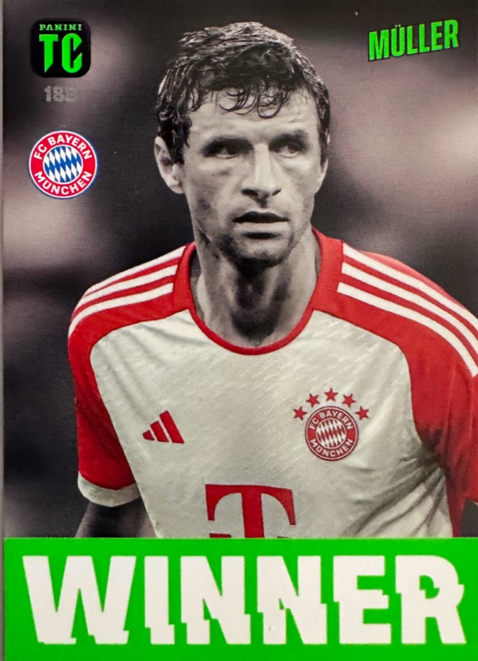 N.188  Thomas Müller Bayern München Winner - Top Class 2024 Panini