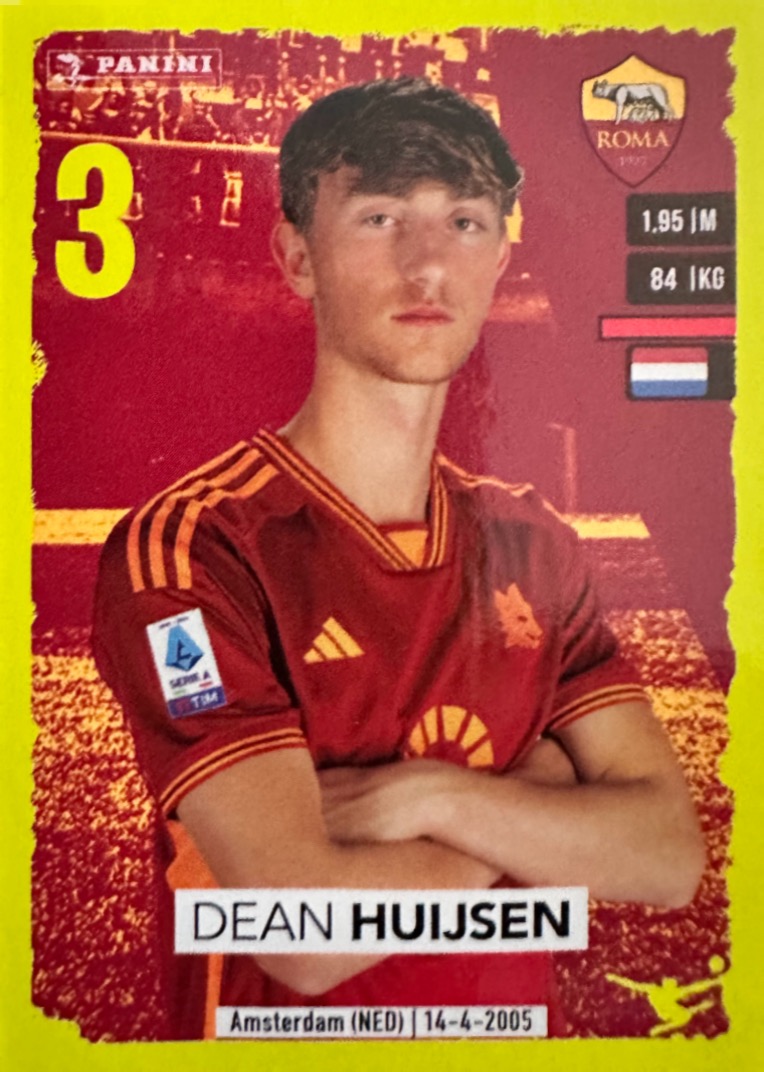 N.U70 Dean Hijsen Roma  upgrade - Calciatori Panini 2023/24